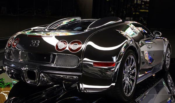 Bugatti in Chrome Source here